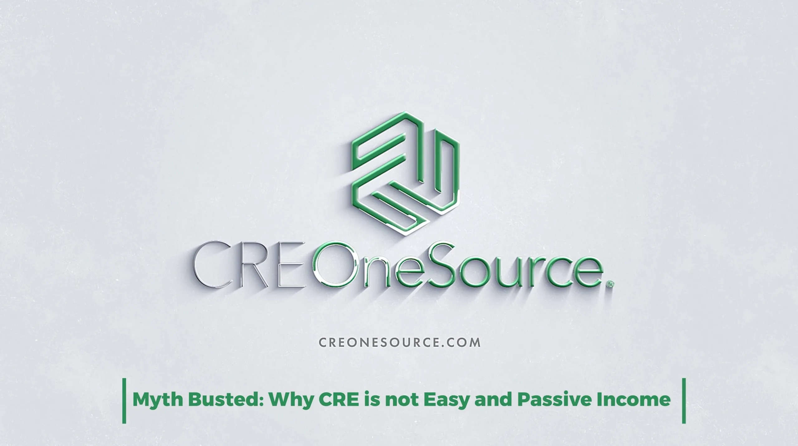 Myth Busted_ Why CRE is not Easy and Passive Income